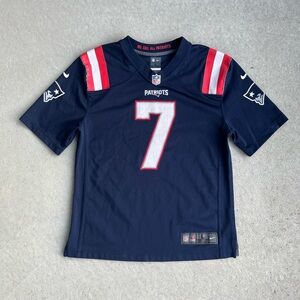 NFL Patriots Youth Navy Jersey with Red and White Accents